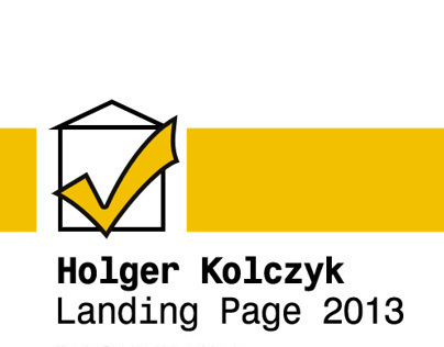 Holger Kolczyk - Landing Page 2013