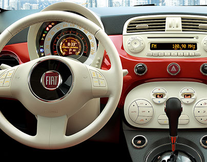 Fiat 500 (interna) | Sunsetcom