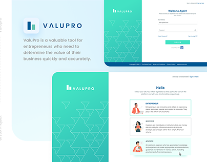 Project thumbnail - Valupro - Determine your business values accurately.