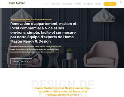Home Master Renov & Design (Wordpress Website)