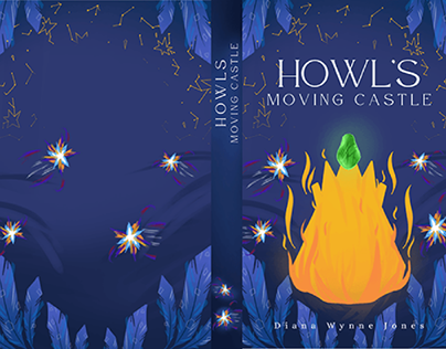 Book Cover - HOWL'S MOVING CASTLE (Diana Wynne Jones)