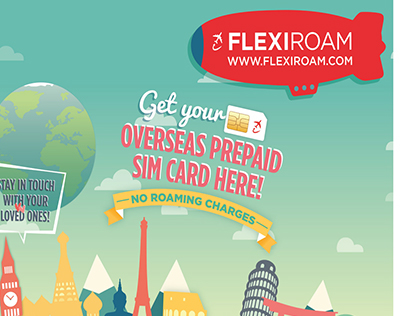 Flexiroam's Travel Fair Booth Backdrop
