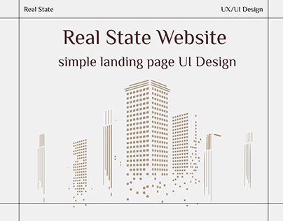 Real State Website | UI Design | Landing Page