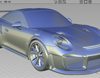 Porsche 911 GT2 RS Modeling&Rendering -- ZyxDesign