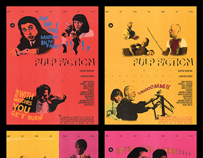 Project thumbnail - Pulp Fiction Alternative Movie Posters (Vol 002)