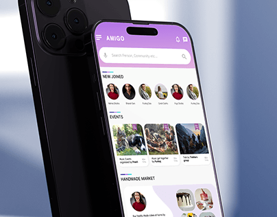 Friendship Connects Mobile Application Design