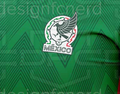 Mexico 2022 home kit pattern