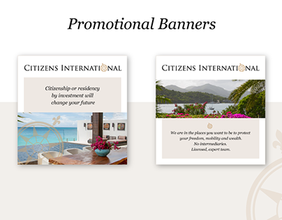 Promotional Banners - Citizens International