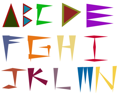 Alphabetic Typeface