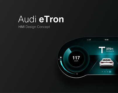 Audi eTron HMI Design Concept