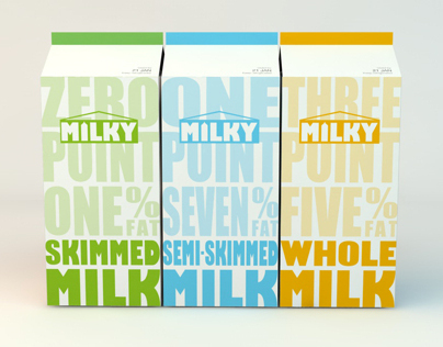 Milky Milk Package Design
