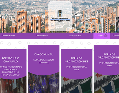 Diseño Web - Junta de Acción Comunal Barrio El Chagualo