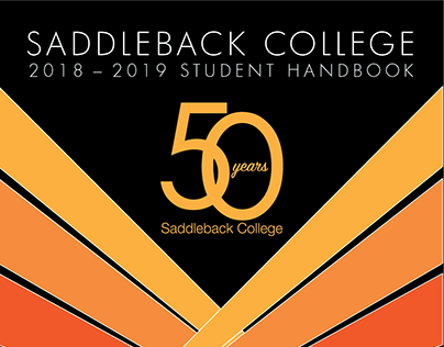 Winning entry for Saddleback College Student Handbook