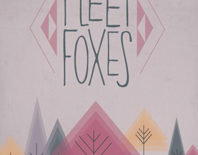 Fleet Foxes Band Poster