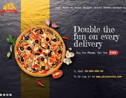 Pizzerrria Food Zone - Order Website Design