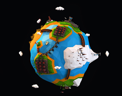 Low Poly Earth