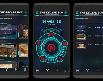 The Escape Box App design