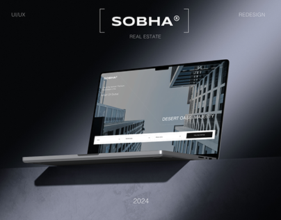 Minimalistic WebSite For Real Estate Sobha