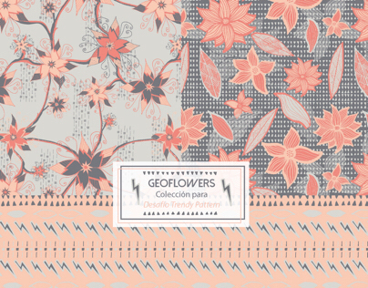 Pattern Design: Geoflowers