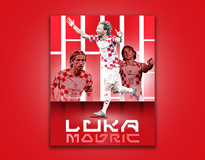 Luka modric Football Player Design