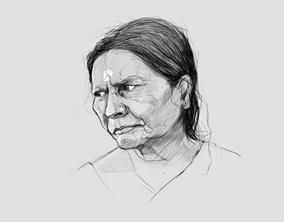 Digital Sketching Practice - Portrait I