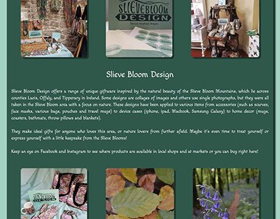 Slieve Bloom Design new website