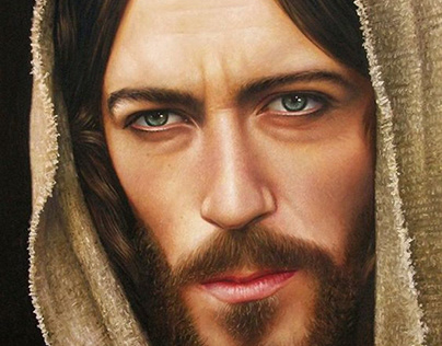 Beautiful Oil Painting Robert Powell As Jesus