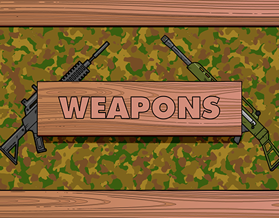 Flat toons weapons