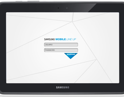 Aplicación Catálogo de teléfonos Samsung para Tablet