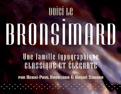 Bronsimard — Classique et élégante | Classic & Elegant