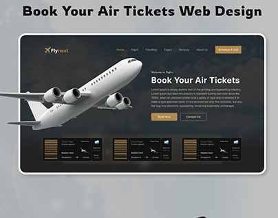 Book Your Air Tickets website