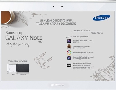 Samsung Galaxy Note y Tab