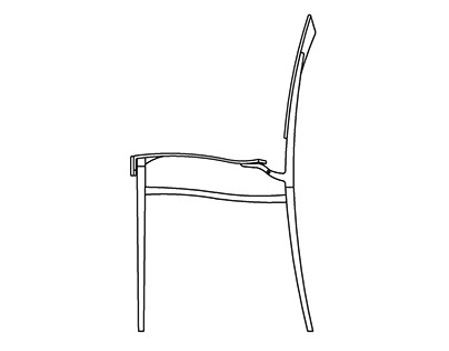 Folding Chair by Philippe Starck