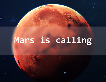 Tours to Mars / Landing page / Travel Agency