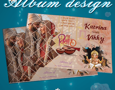 Katrina & vikky Wedding album design