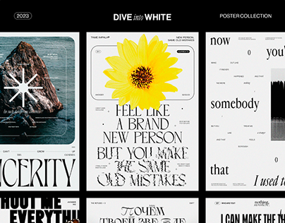 Dive into White / Poster Collection