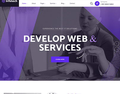 Responsive Service Website Design