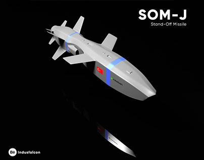 3D Model of Turkish Cruise Missile SOM-J