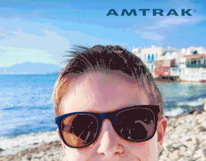 Amtrak Instagram Geo Stickers