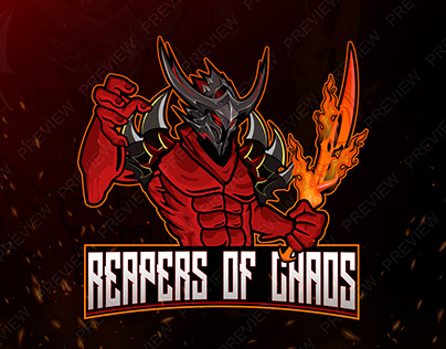 Reapers of Chaos, Mascot logo by "Thefictionstudio"