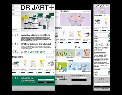 Dr. Jart+ Website Redesign | Case Study