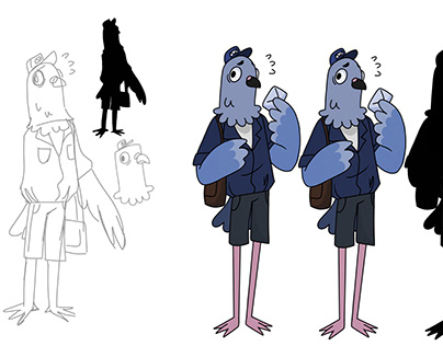 Pidgeon Character Design