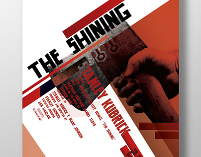 Afiche inovador Film "The Shining".