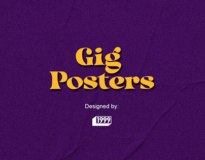 Gig Posters 2019/20