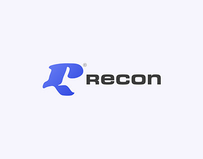 R minimal logo, Recon logo.