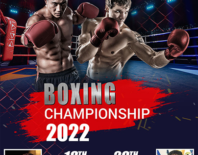 boxing championship poster