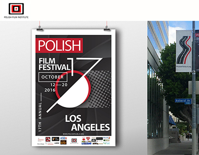 Poster and Stand, Film Festival, LA, USA