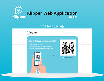 Klipper Web Application Design | Data Transfer App