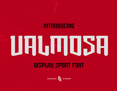 VALMOSA - Display Sport Font