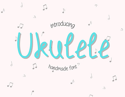 Ukulele Handmade Font